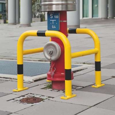 factory powder coating Guard Fragile area Metal safety bollards