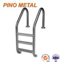 High polishing stainless steel pool ladder for swimming pool